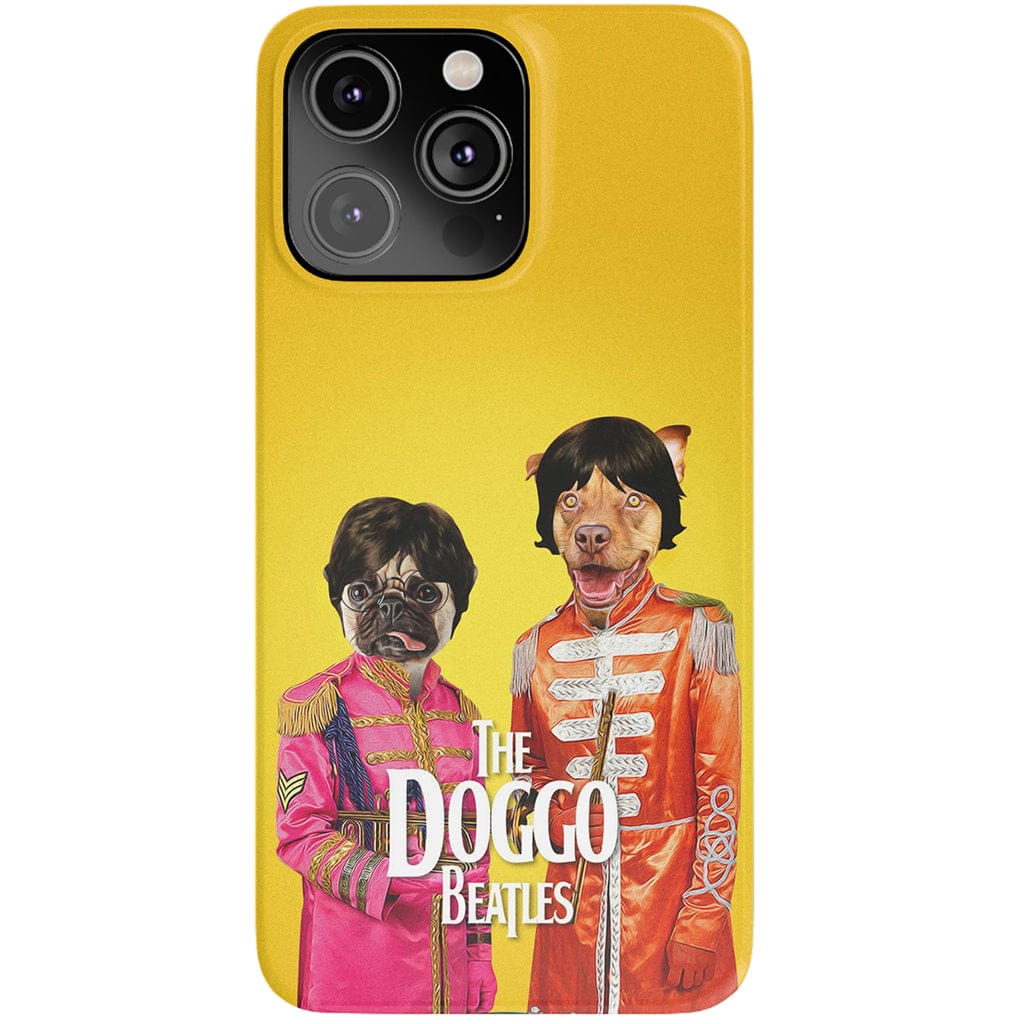 Funda personalizada para teléfono con 2 mascotas &#39;The Doggo Beatles&#39;