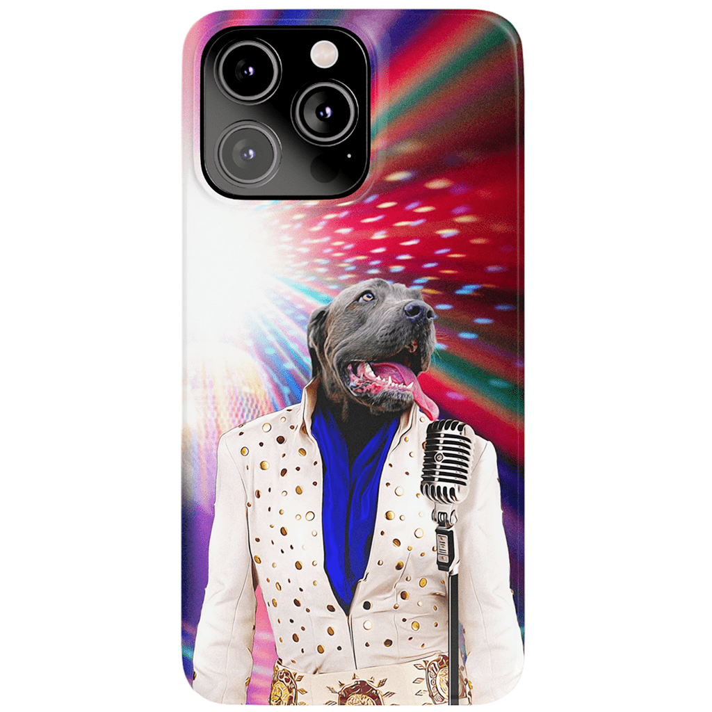 Funda para teléfono personalizada &#39;Elvis Pawsley&#39;