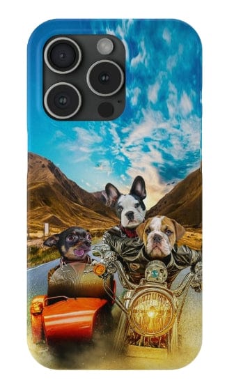 &#39;Harley Wooferson&#39; Funda personalizada para teléfono con 3 mascotas