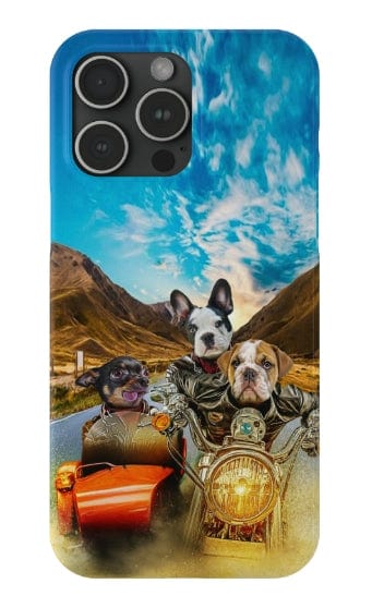 &#39;Harley Wooferson&#39; Funda personalizada para teléfono con 3 mascotas