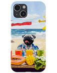 Funda para móvil personalizada 'El perro de la playa'