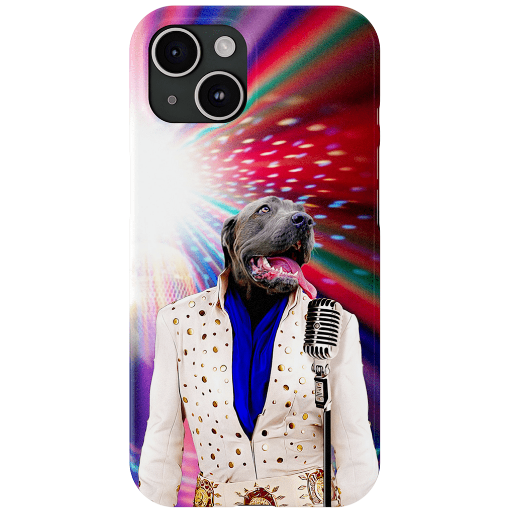 Funda para teléfono personalizada &#39;Elvis Pawsley&#39;