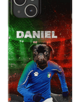 Funda para móvil personalizada 'Italia Doggos Soccer'