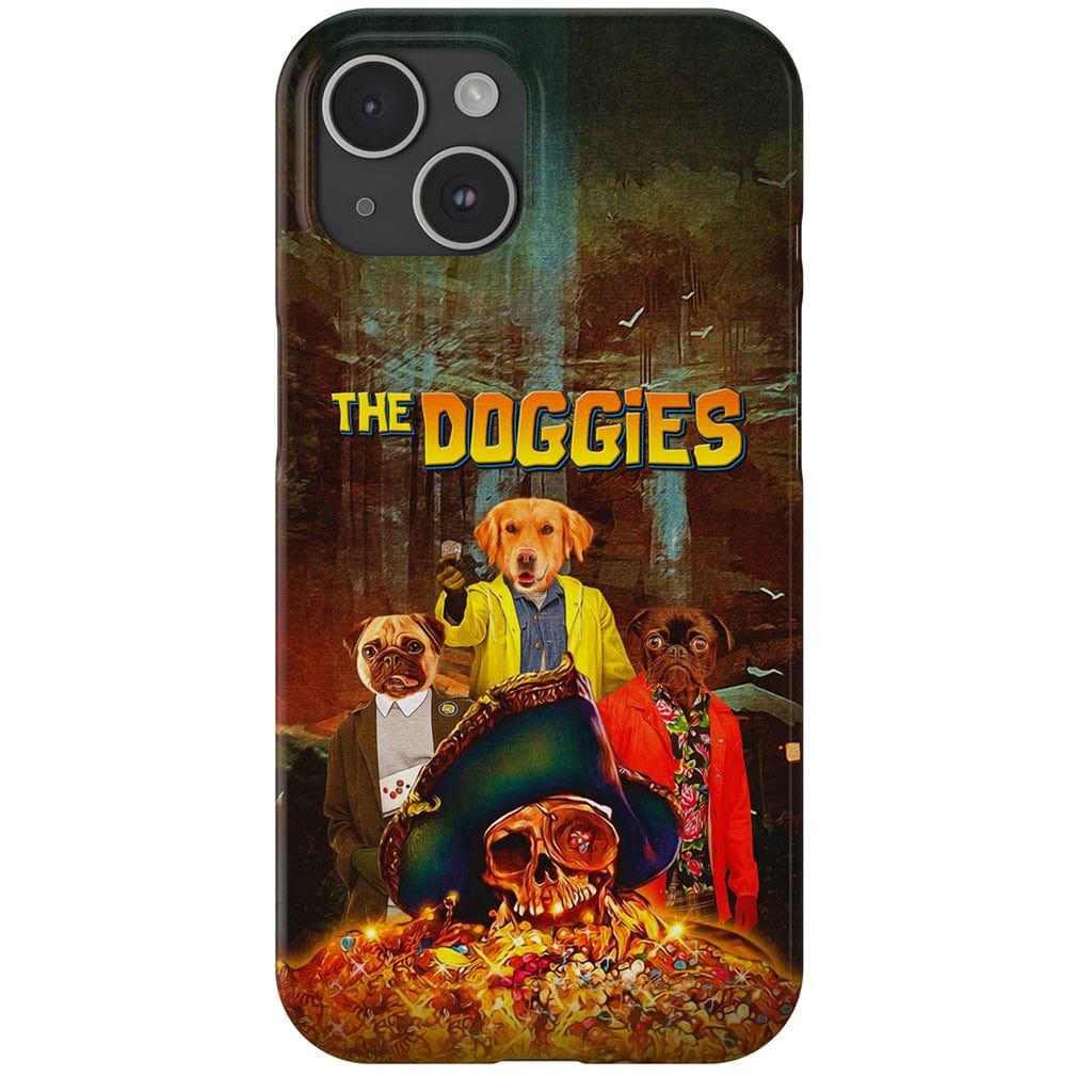 &#39;The Doggies&#39; Funda personalizada para teléfono con 3 mascotas