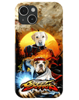 Funda personalizada para teléfono con 2 mascotas 'Street Doggos'