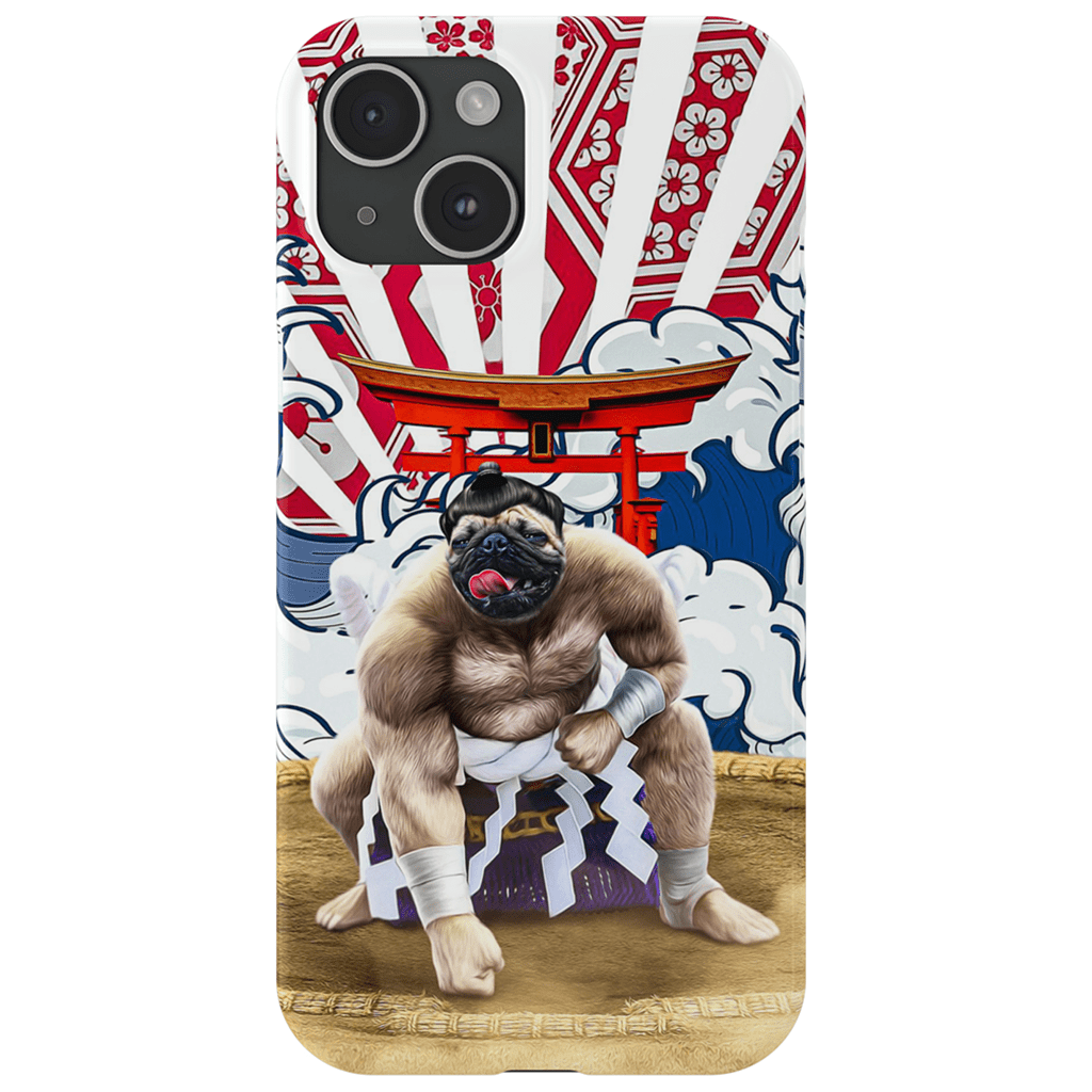 Funda para móvil personalizada &#39;El luchador de sumo&#39;