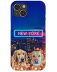 Funda personalizada para teléfono con 2 mascotas 'Doggos of New York'