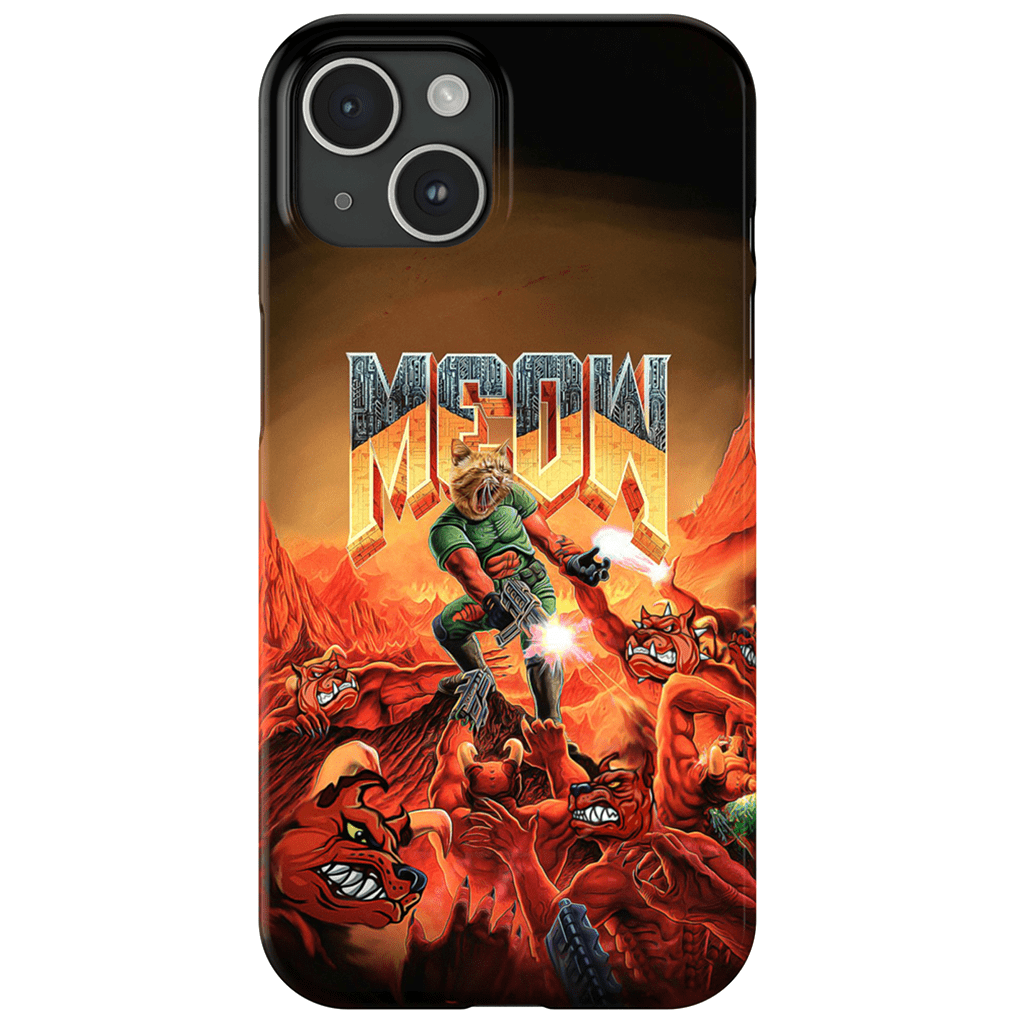 Funda para móvil personalizada &#39;Miau&#39;