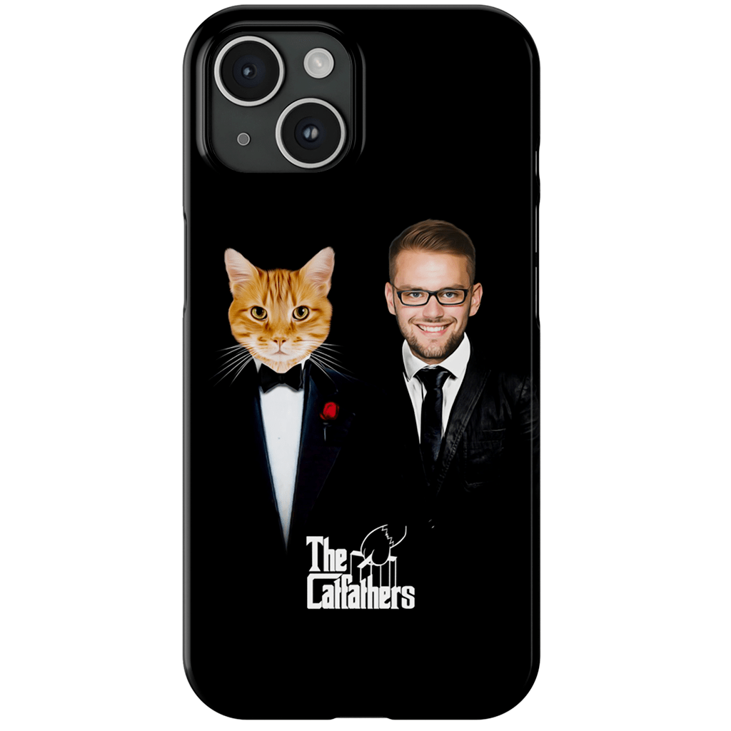 Funda para móvil personalizada &#39;Los Padres Gatos&#39;