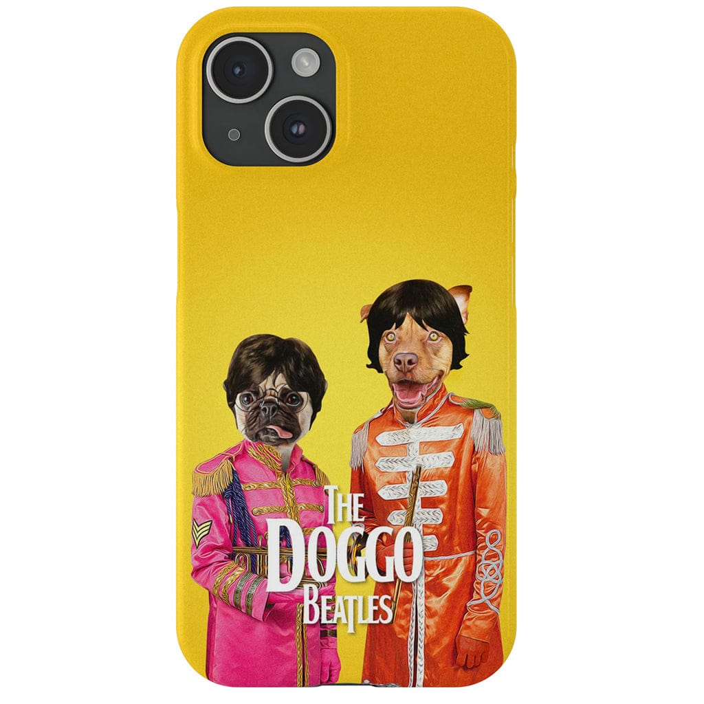 Funda personalizada para teléfono con 2 mascotas &#39;The Doggo Beatles&#39;