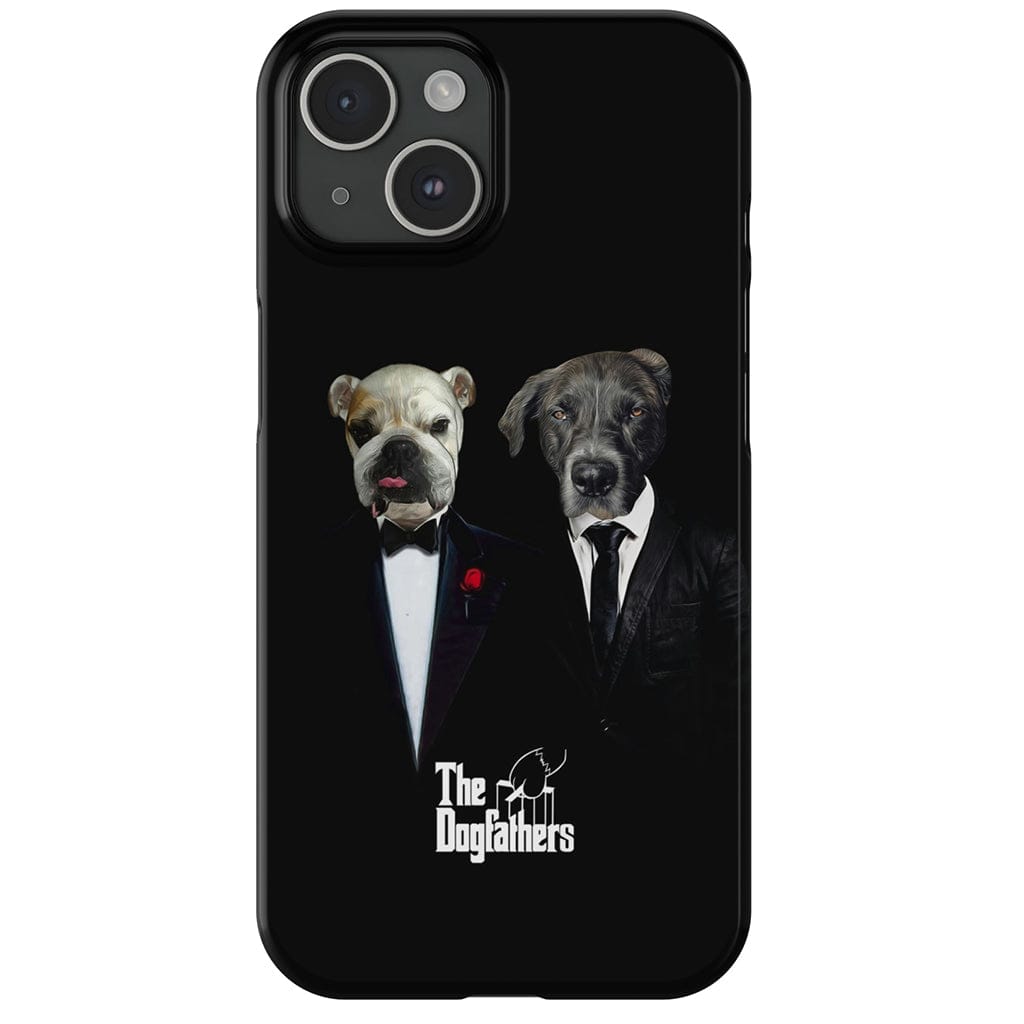 Funda personalizada para teléfono con 2 mascotas &#39;The Dogfathers&#39;