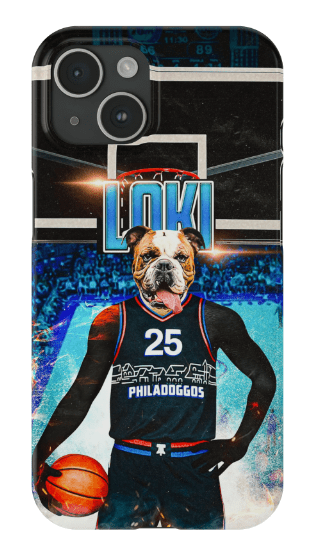 Funda para teléfono personalizada &#39;Philadoggos 76ers&#39;