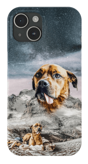 Funda para teléfono personalizada &#39;Majestic Snowy Mountain&#39;