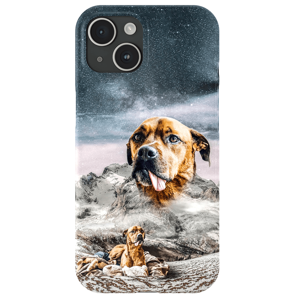 Funda para teléfono personalizada &#39;Majestic Snowy Mountain&#39;