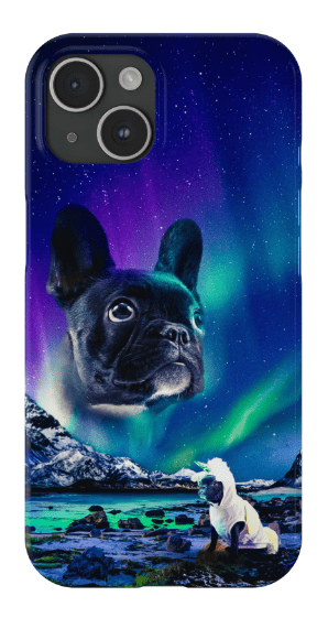 Funda para móvil personalizada &#39;Majestic Northern Lights&#39;