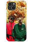 Funda personalizada para teléfono con 2 mascotas 'Squid Paws'