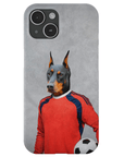 Funda para móvil personalizada 'El portero de fútbol'