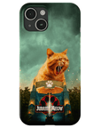 Funda para móvil personalizada 'Jurassic Meow'