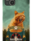 Funda para móvil personalizada 'Jurassic Meow'