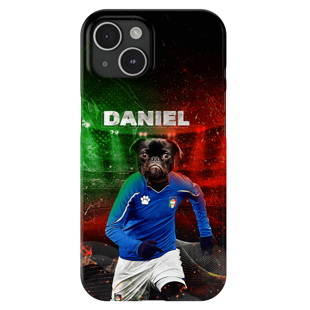 Funda para móvil personalizada &#39;Italia Doggos Soccer&#39;