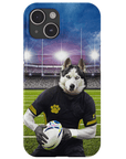 Funda para móvil personalizada 'El jugador de rugby'