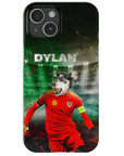 Funda para teléfono personalizada 'Wales Doggos Soccer'