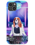 Funda para móvil personalizada 'La DJ femenina'