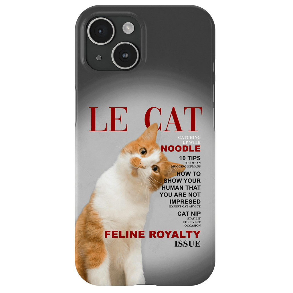 Funda para móvil personalizada &#39;Le Cat&#39;