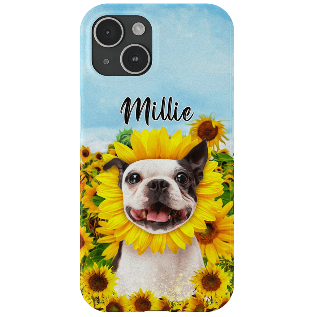 Funda para móvil personalizada &#39;El Girasol&#39;