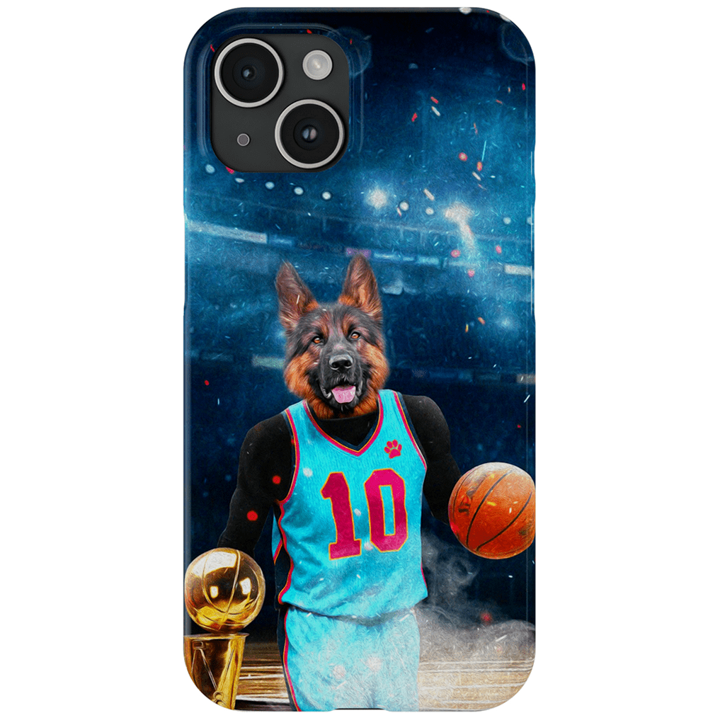 Funda para móvil personalizada &#39;El jugador de baloncesto&#39;