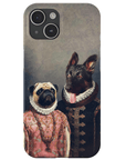 Funda personalizada para teléfono con 2 mascotas 'Duque y Archiduquesa'