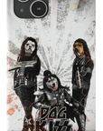 Funda personalizada para teléfono con 3 mascotas 'Kiss Doggos'