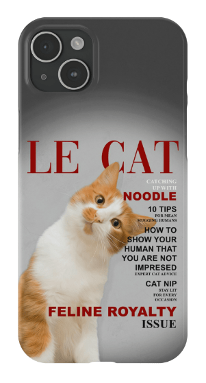 Funda para móvil personalizada &#39;Le Cat&#39;