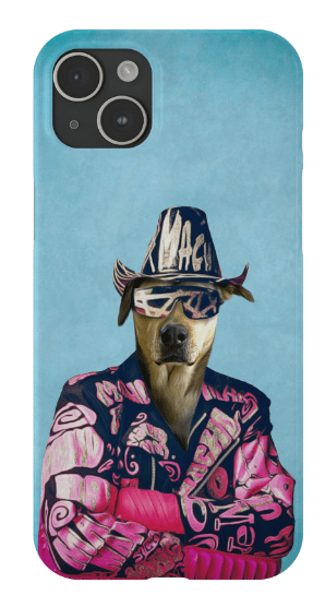 Funda para teléfono personalizada &#39;Macho Man Randy Dogger&#39;