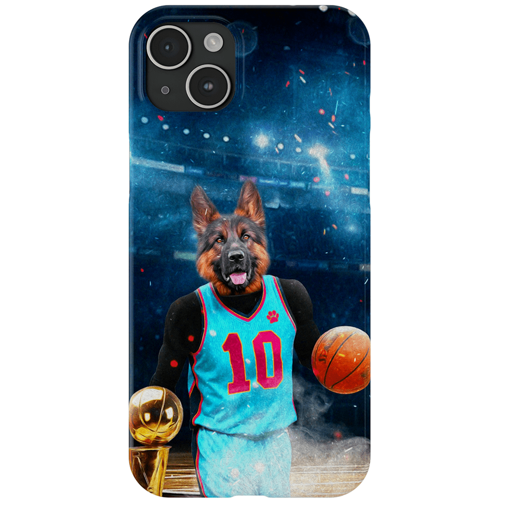 Funda para móvil personalizada &#39;El jugador de baloncesto&#39;