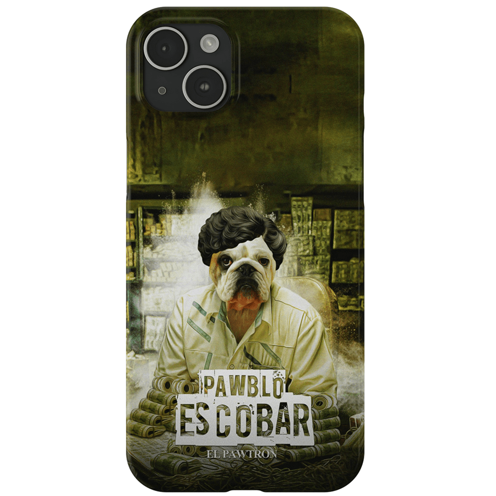 Funda para móvil personalizada &#39;Pawblo Escobar&#39;