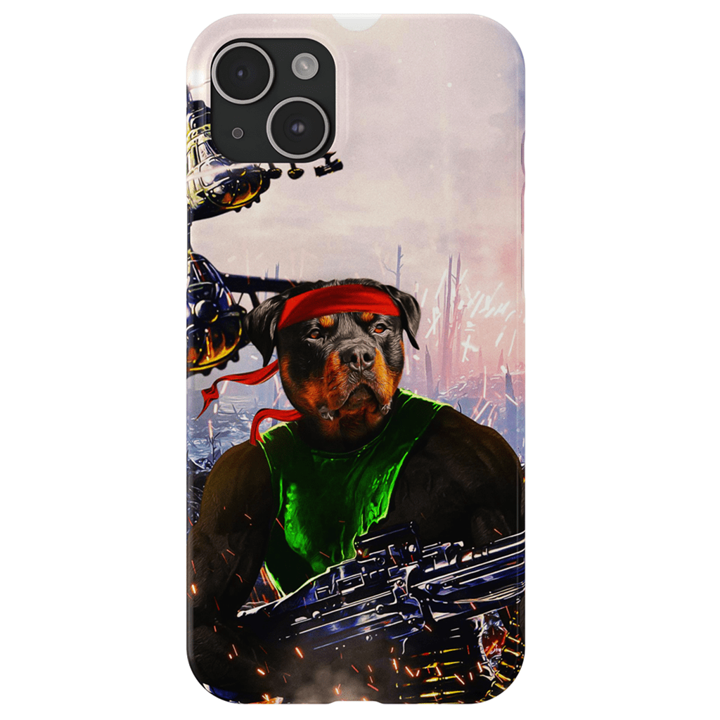 Funda para teléfono personalizada &#39;Rambo Doggo&#39;