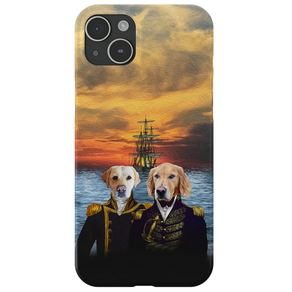 Funda personalizada para teléfono con 2 mascotas &#39;The Explorers&#39;