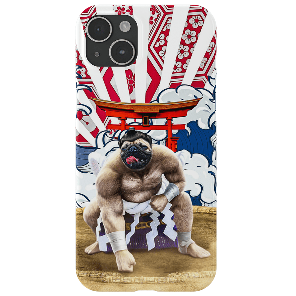 Funda para móvil personalizada &#39;El luchador de sumo&#39;