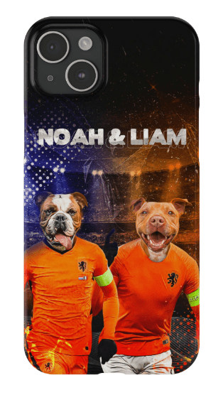 Funda personalizada para teléfono con 2 mascotas &#39;Holland Doggos&#39;