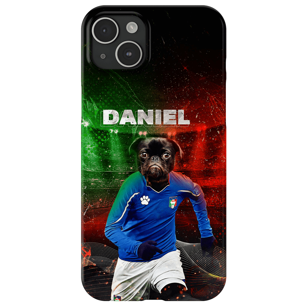 Funda para móvil personalizada &#39;Italia Doggos Soccer&#39;