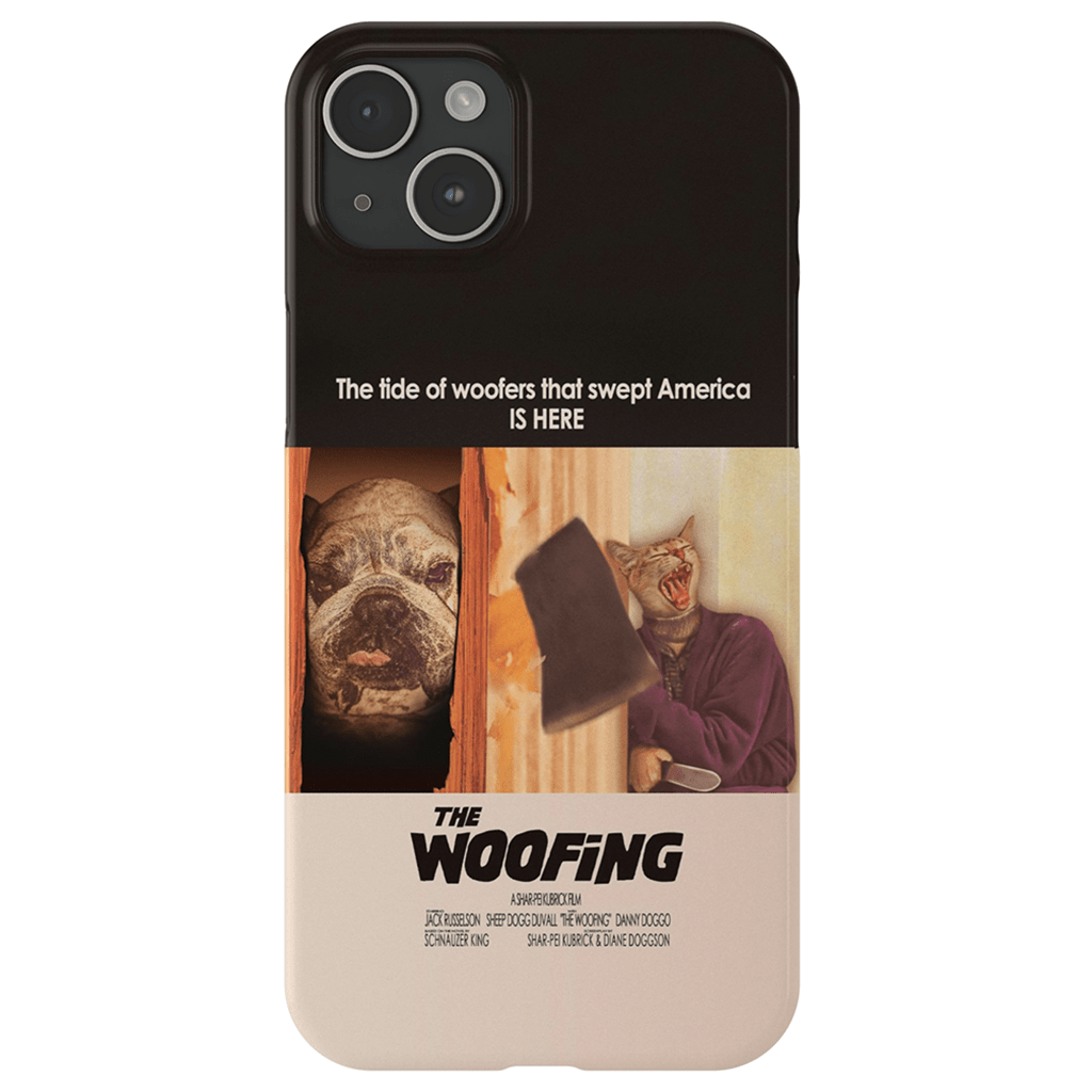 Funda personalizada para teléfono con 2 mascotas &#39;The Woofing&#39;