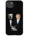 Funda personalizada para teléfono humano o mascota 'The Dogfather &amp; Dogmother'