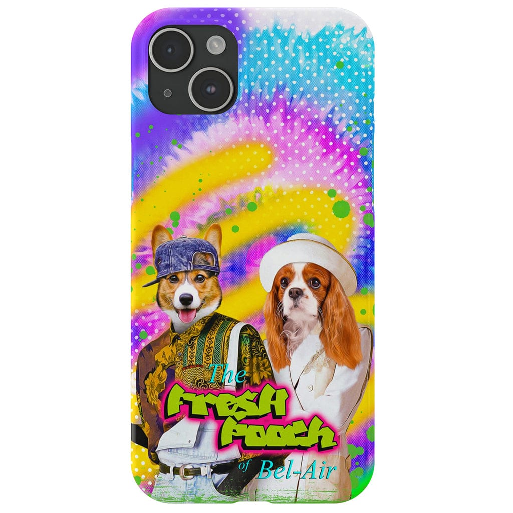 Funda personalizada para teléfono con 2 mascotas &#39;The Fresh Pooch&#39;