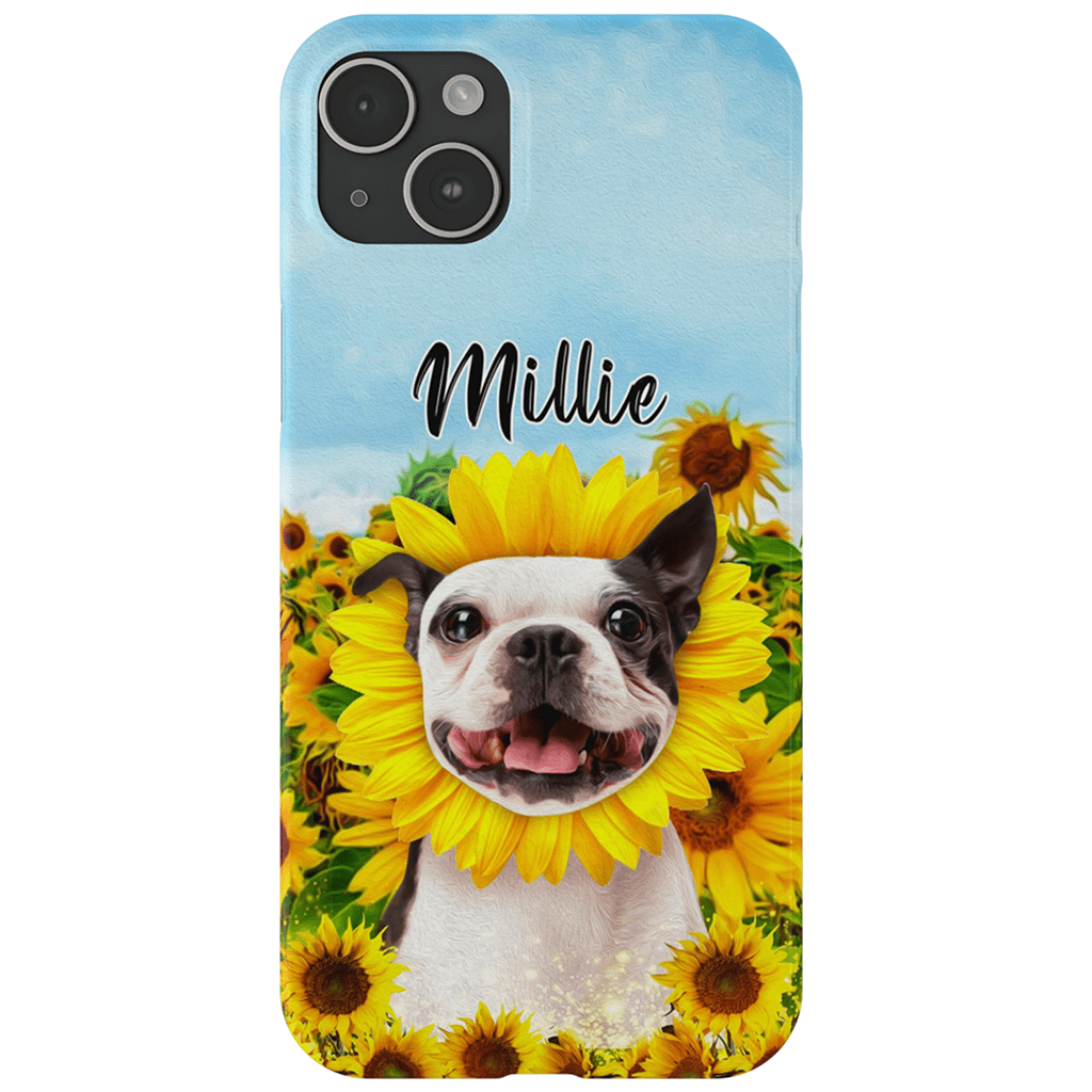 Funda para móvil personalizada &#39;El Girasol&#39;