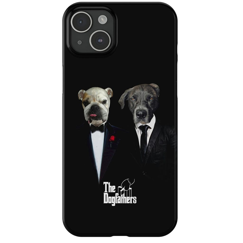 Funda personalizada para teléfono con 2 mascotas &#39;The Dogfathers&#39;