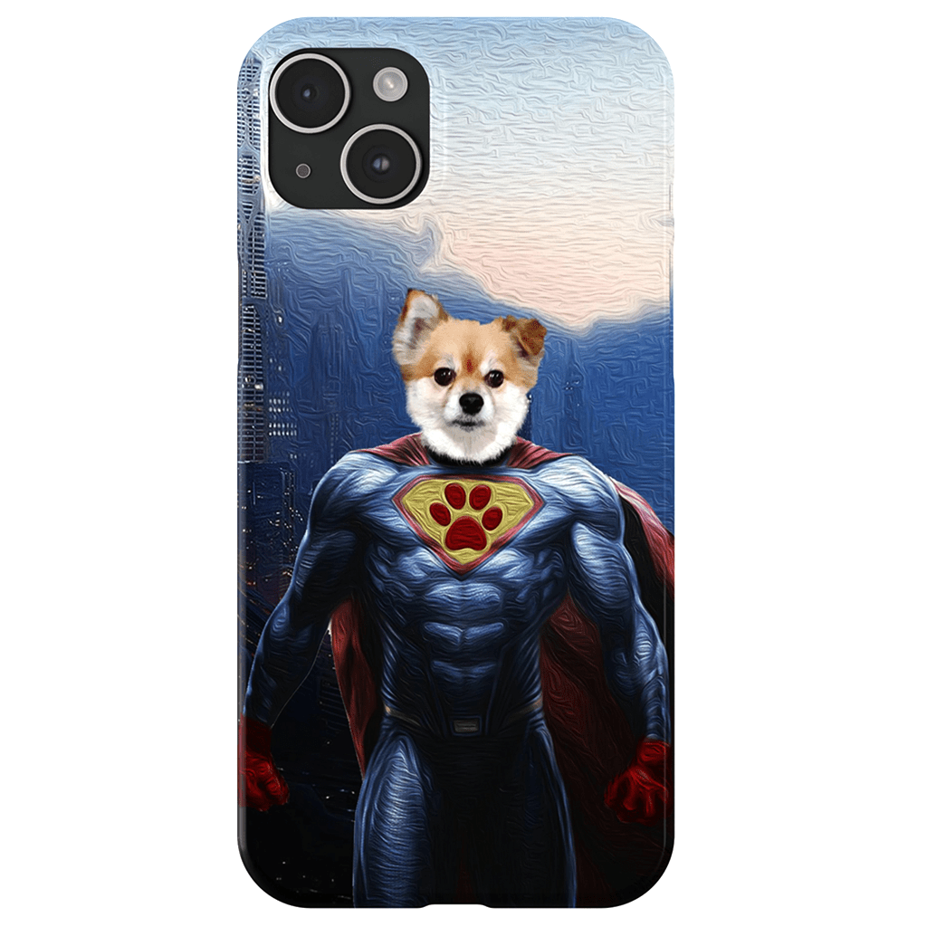 Funda personalizada para teléfono con mascota &#39;Super Dog&#39;