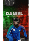 Funda para móvil personalizada 'Italia Doggos Soccer'