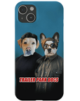 'Trailer Park Dogs 1' Funda personalizada para teléfono con 2 mascotas