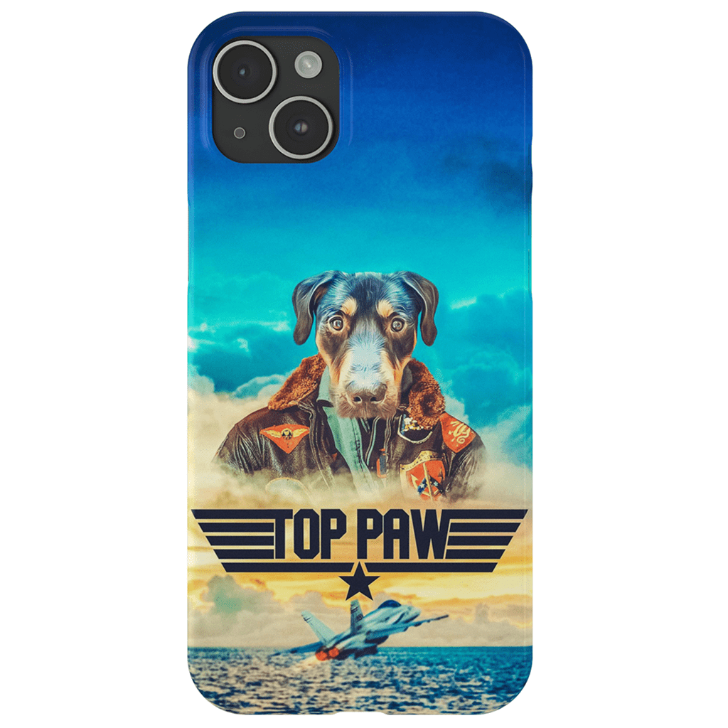 Funda para teléfono personalizada &#39;Top Paw&#39;